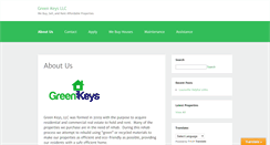 Desktop Screenshot of greenkeysllc.com