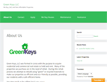 Tablet Screenshot of greenkeysllc.com